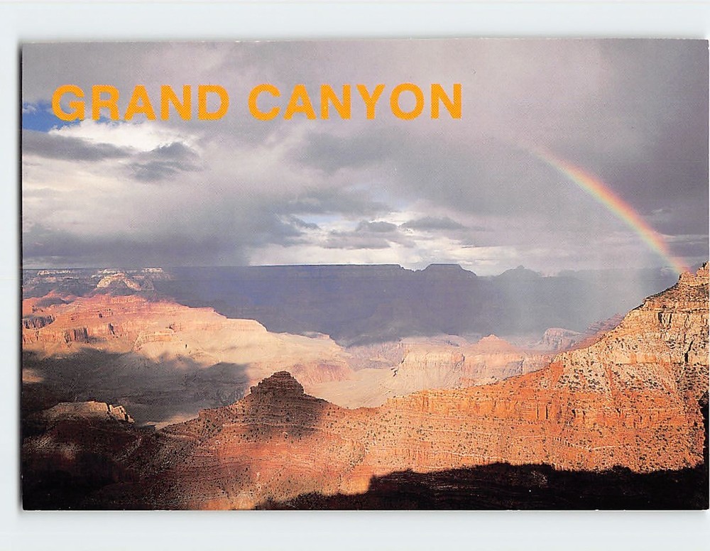 Postcard Yaki Point From Mather Point Grand Canyon National Park Arizona USA