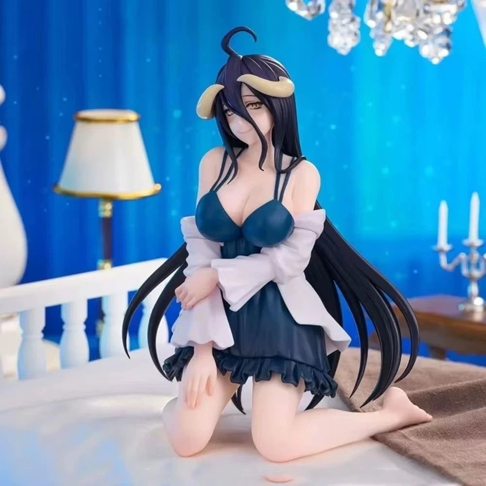 Albedo Anime Style Girl Figure PVC Decorative Model for Home & Desk Display