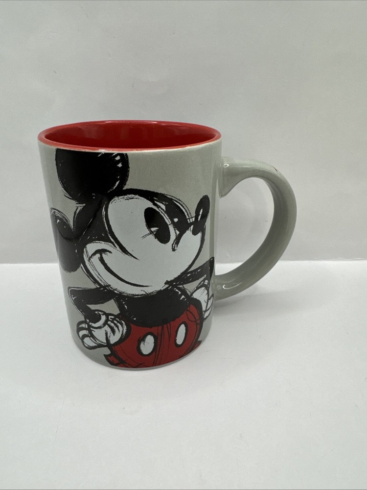Disney Mickey Mouse Jerry Leigh Sketch Coffee Mug Cup Ceramic 16 oz