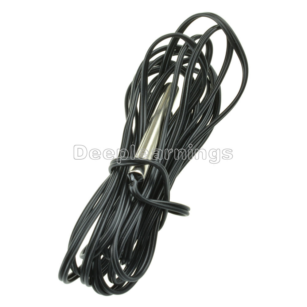 10PCS NTC 3435 10K Ohm 1% Thermistor Temperature Sensor Cylinder Probe