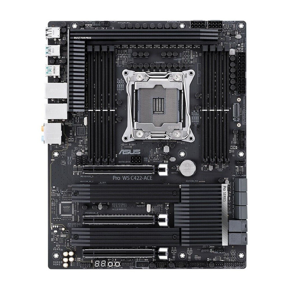 For Pro WS C422-ACE Server Motherboard Socket 2066 DDR4 ATX Motherboard *yt