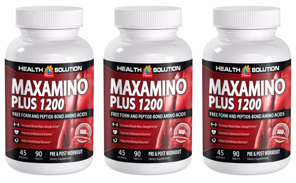 Muscle gain supplements - MAXAMINO PLUS 1200 3B - glucosamine capsules