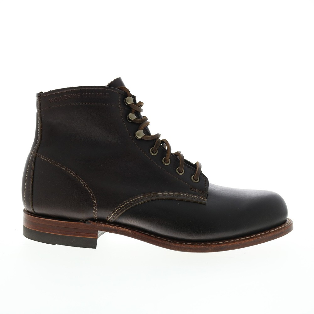 Wolverine 1000 Mile Original Mens Brown Leather Dress Boots W990193