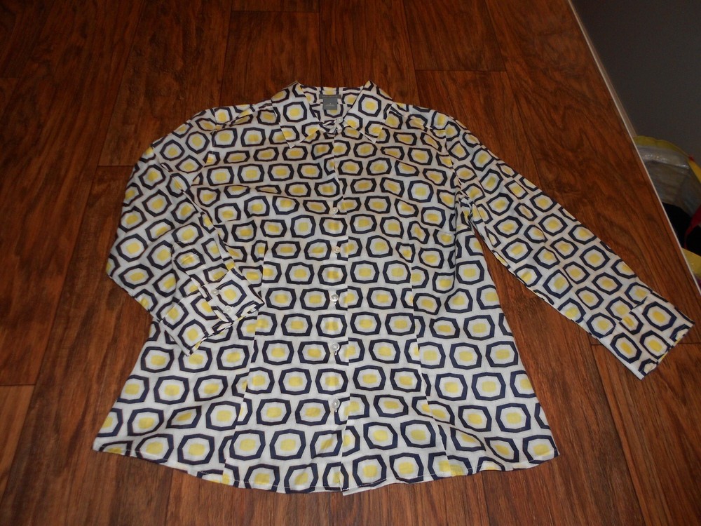 Ann Taylor womens blouse shirt size 6 MINT cond