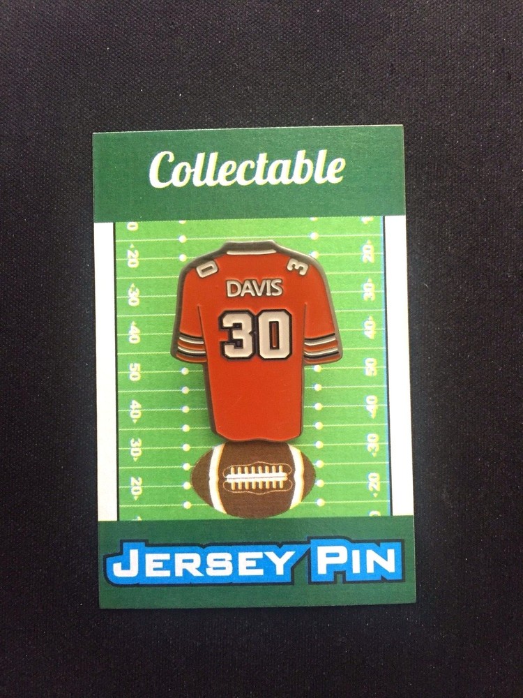 Denver Broncos Terrell Davis jersey lapel pin-Classic Collectable-HOF 2017