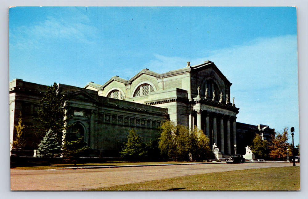 Vintage Postcard City Art Museum St Louis Missouri