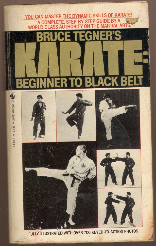 Karate Beginner to Black Belt by Bruce Tegner - Acceptable Condition