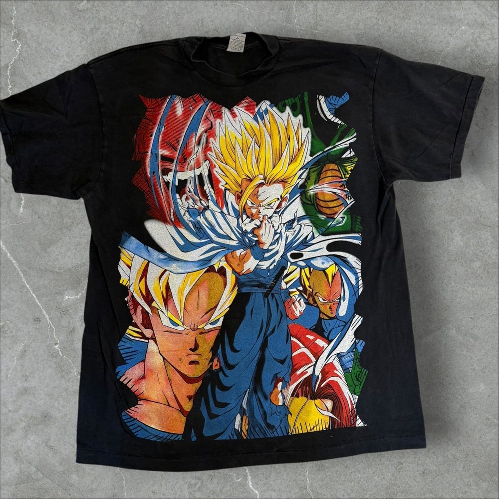 Vintage Dragon Ball Z Gohan Size XL Anime Single Stitch Reprint T-Shirt