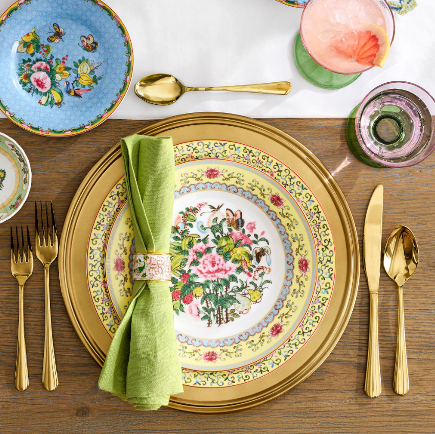 Famille Rose Dinner Plates