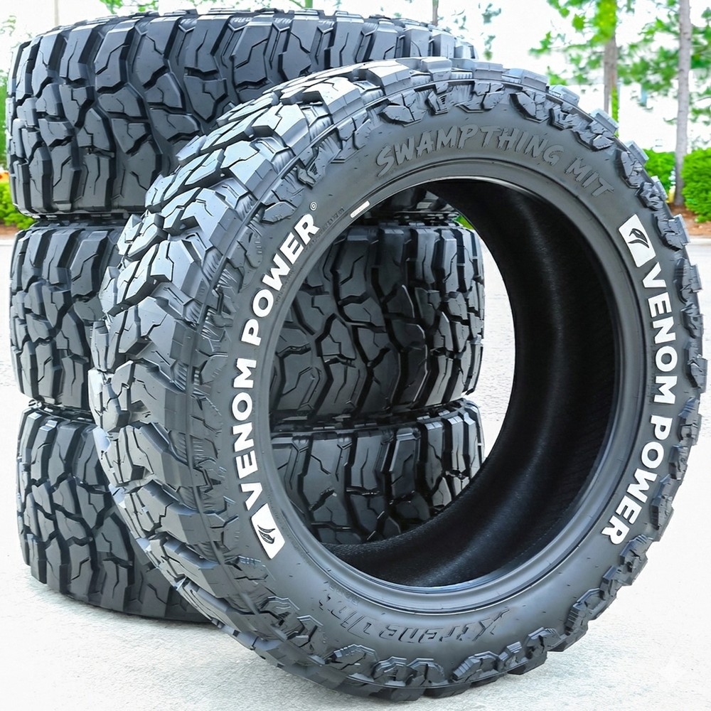 4 Tires Venom Power Swampthing M/T Xtreme Dirt LT 265/70R17 Load E 10 Ply MT Mud