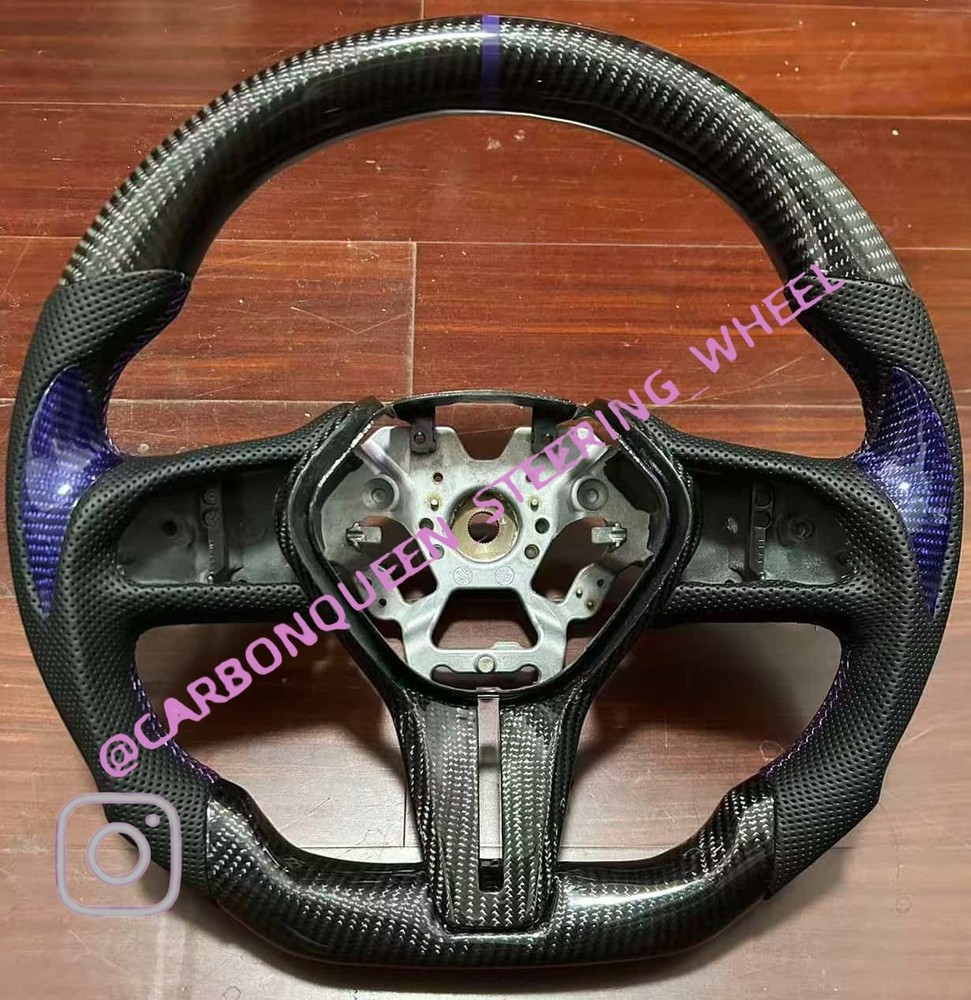 PURPLE CARBON FIBER Steering Wheel FOR INFINITI q50q60QX50QX55 2018-2024YEARS