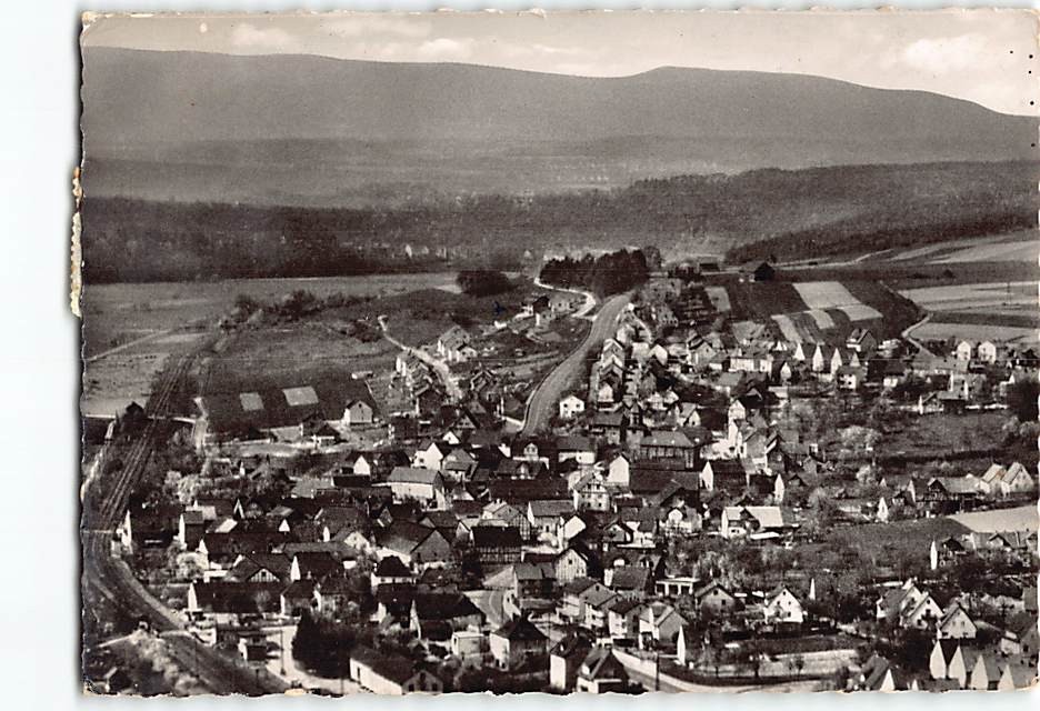 Postcard Aerial View of a European City