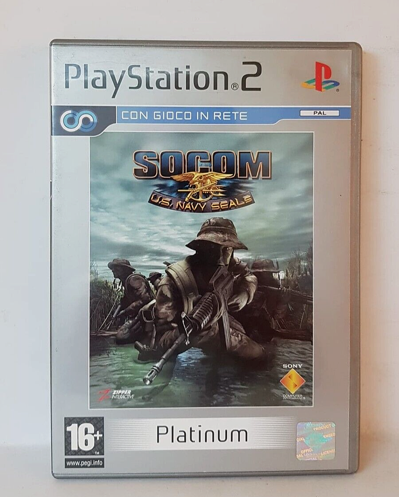 SOCOM US Navy SEALS Platinum Edition PS2 Game