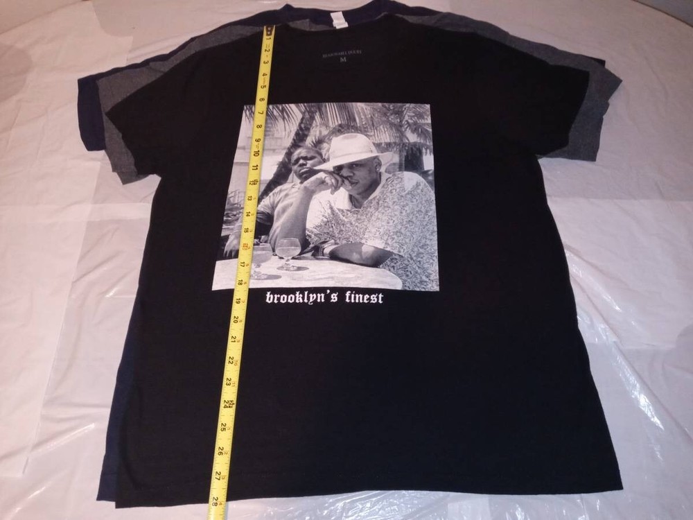 Jay Z & Biggie Notorious B.I.G. Rap Hip Hop Brooklyn NY Finest Medium M T-Shirt