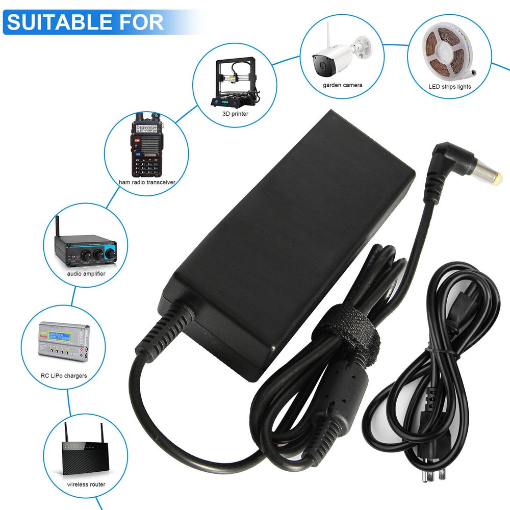 12V 5A AC Power Supply Cord Adapter for iMax B6 LiPo Balance Battery Charger