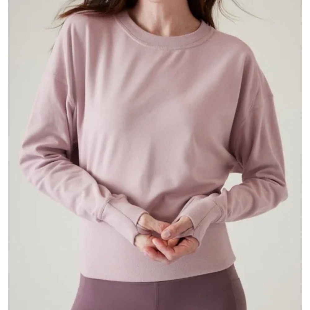 Athleta Retroterry Crewneck Sweatshirt