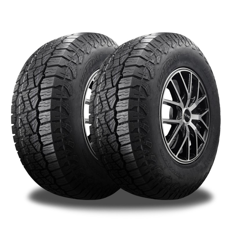 2 Supermax ATX-1 275/65R18 116T All Terrain 45K Mileage On/Off-Road Tire 520AB