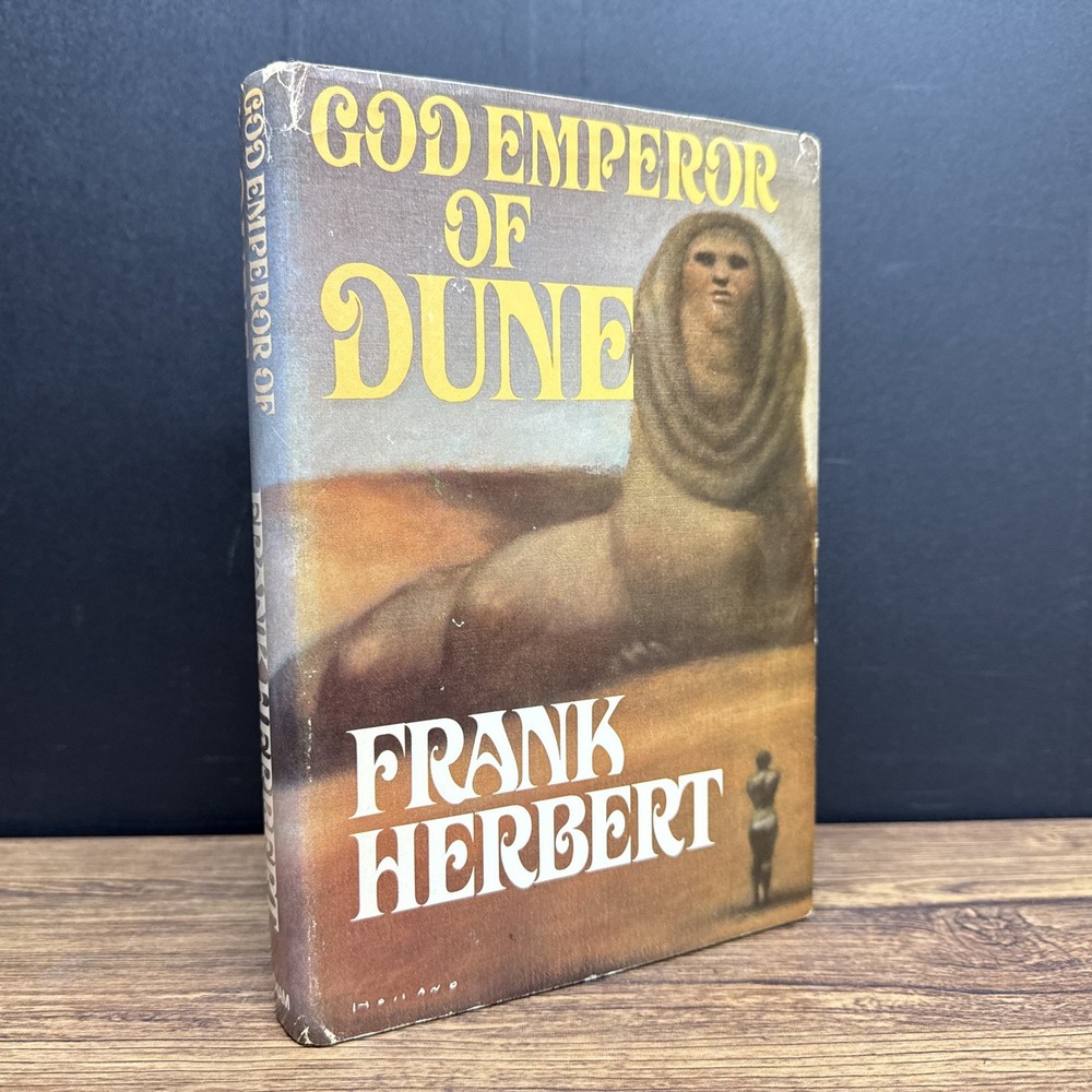 God Emperor of Dune, Frank Herbert ~ 1981 Putnam BCE Book Club HC/DJ Gutter L41