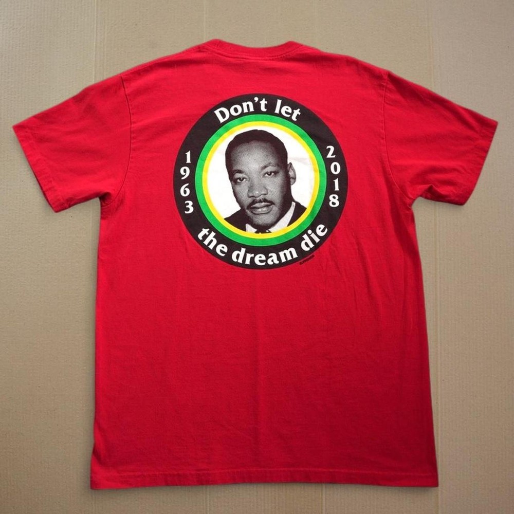 Supreme Shirt Men Size L Red MLK 