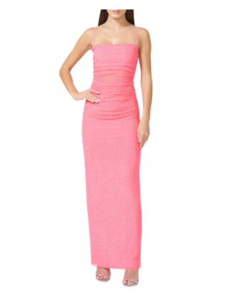 AFRM Womens Pink Shelf-bra Pullover Spaghetti Strap Body Con Dress S\P