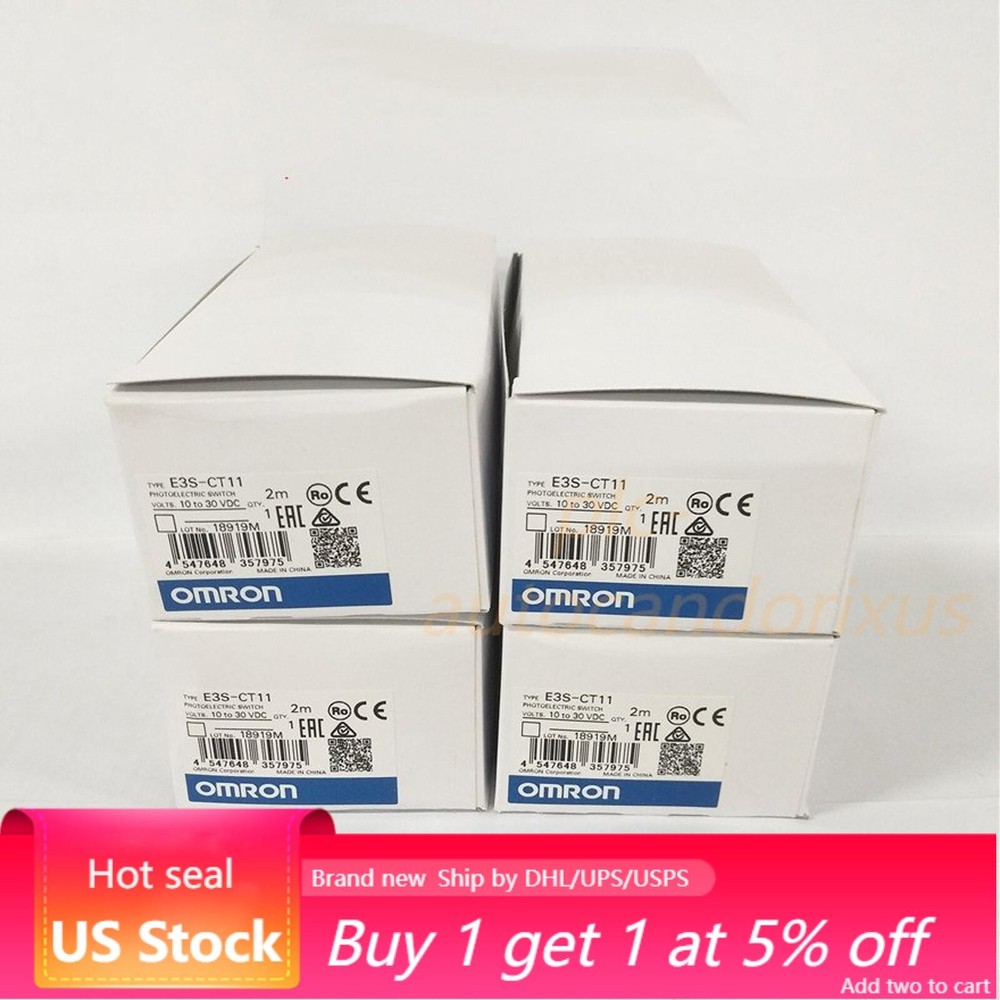 OMRON E3S-CT11 Photoelectric Sensor Switch E3SCT1 New In Box US Free TAX