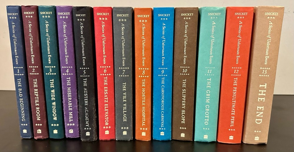 Lemony Snicket: A Series of Unfortunate Events Complete 13 Volume Hardcover Set