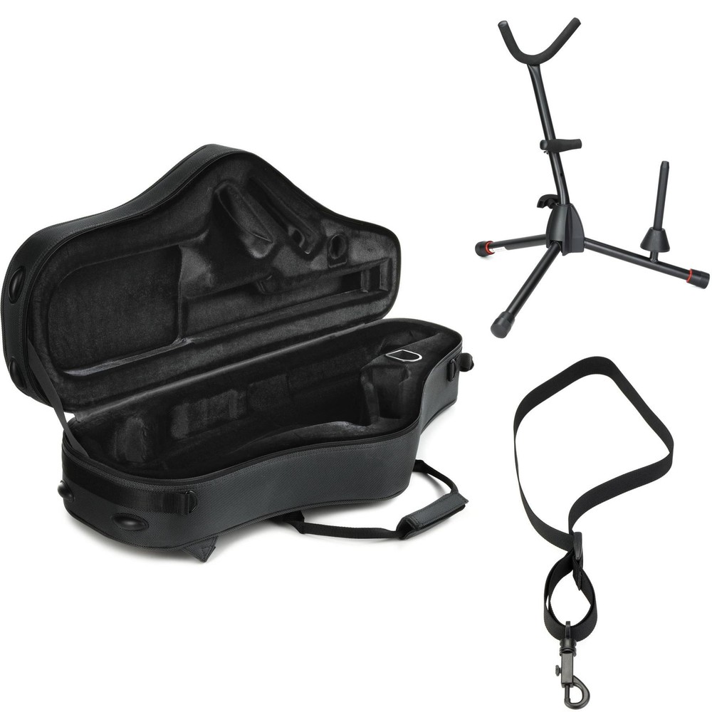 Gator Adagio Shaped Case with Stand and Neck Strap - Tenor Saxophone