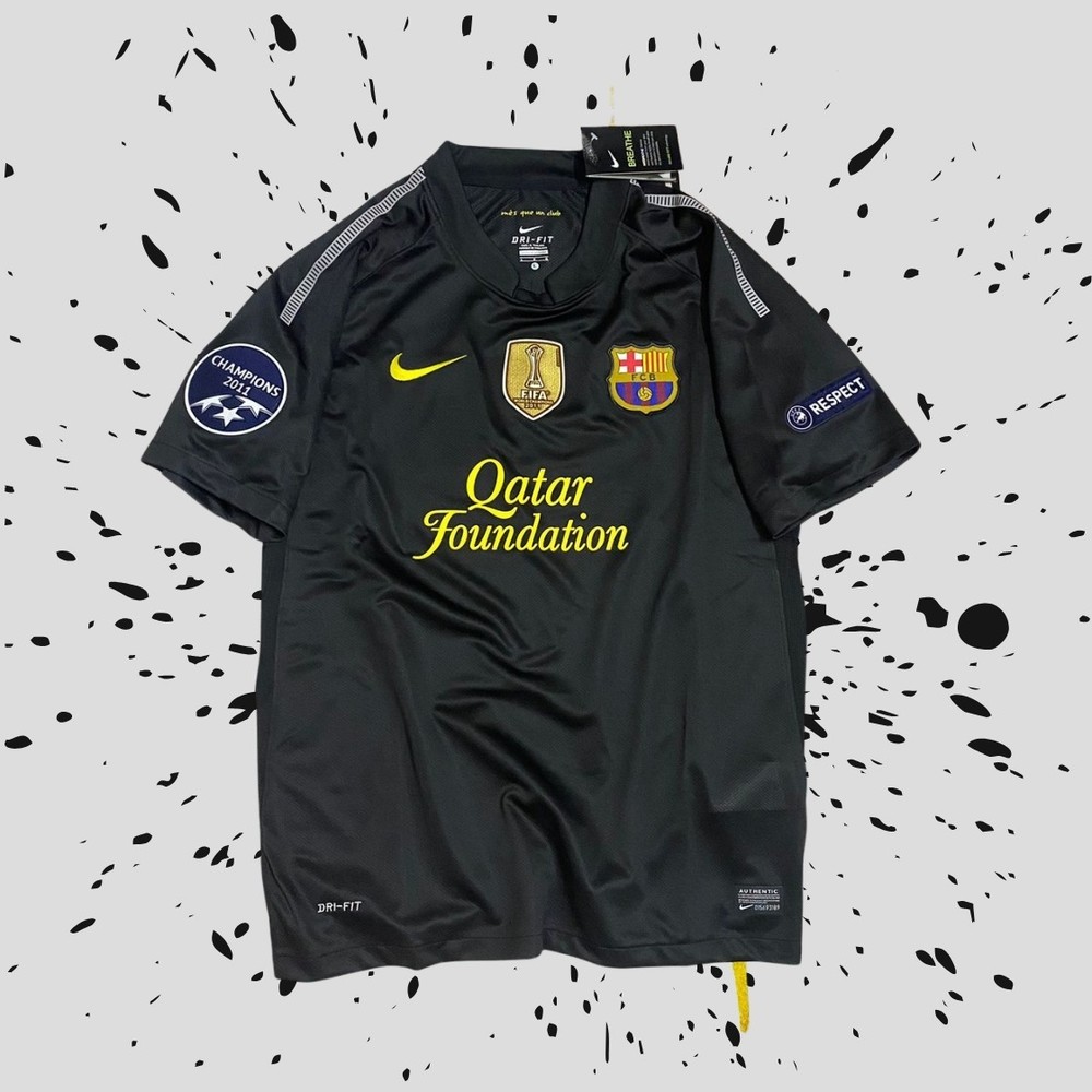 FC Barcelona Messi #10 Jersey 2011/2012 Champions League Black Jersey shirt
