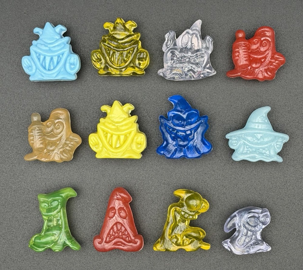 Lot 12 GoGo’s Crazy Bones Ghost Series 2004 Brazil Assorted Figures
