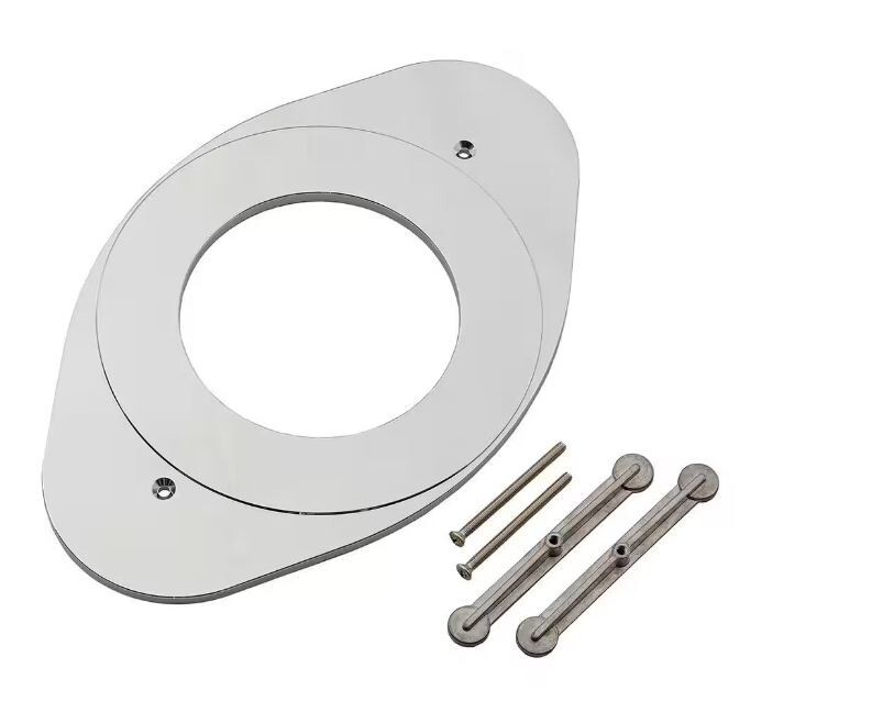 Chrome Everbilt Tub and Shower Smitty Remodeling Plate 865370