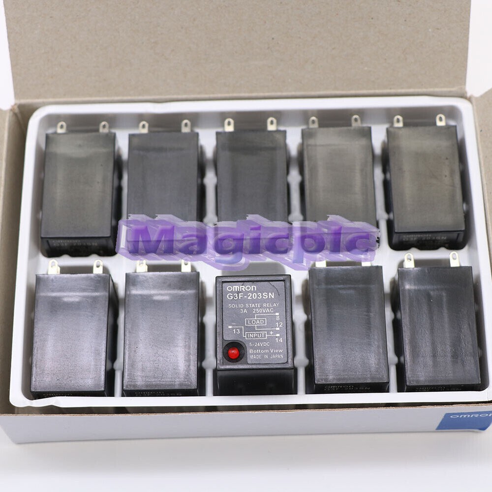 10PCS/Box G3F-203SN 5-24VDC Solid State Relay Omron