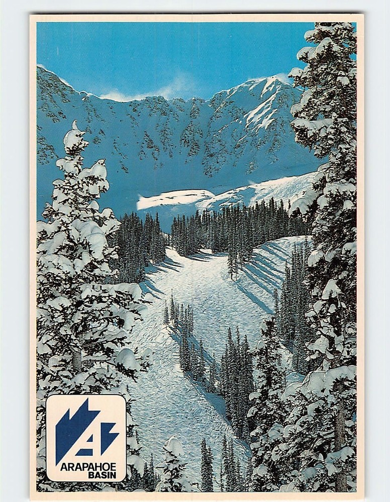 Postcard Arapahoe Basin Colorado USA