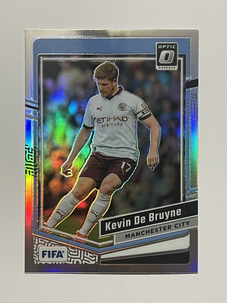 2023-24 Panini Donruss Optic FIFA Kevin De Bruyne Silver Holo Prizm #92