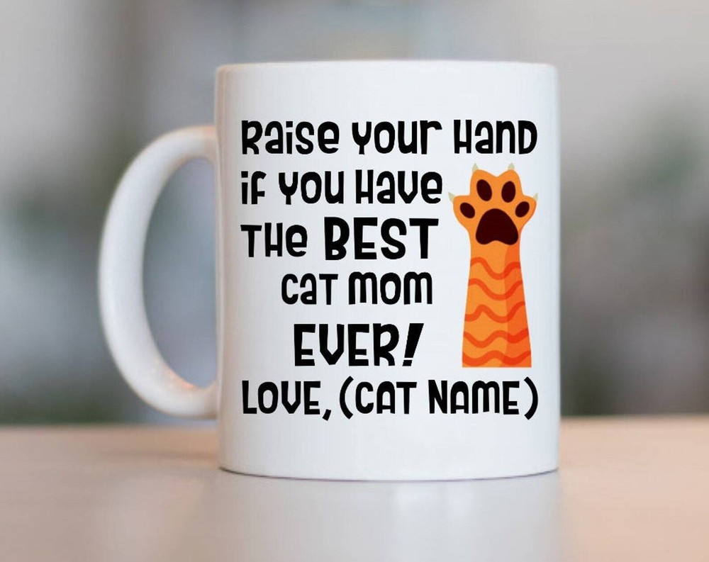 Cat Mom Gift Mom Cat Custom Cat Mom Mug Cat Mug Cat Gift Cat Mom Coffee Mug Best