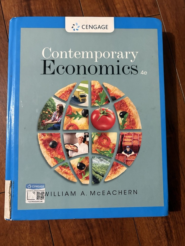 Cengage Contemporary Economics 4th Edition Hardcover Textbook William McEachern