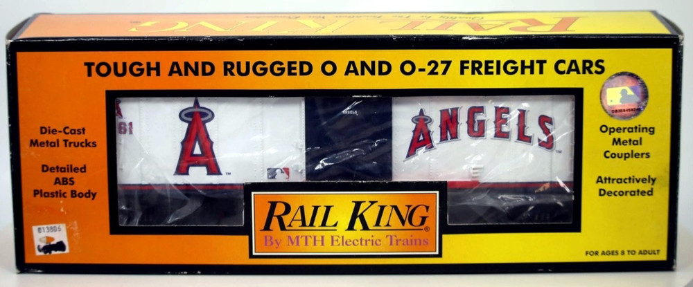 MTH RailKing 30-74250 Anaheim Angels MLB 40 Ft Box Car O Gauge 1:48 Boxed Rare