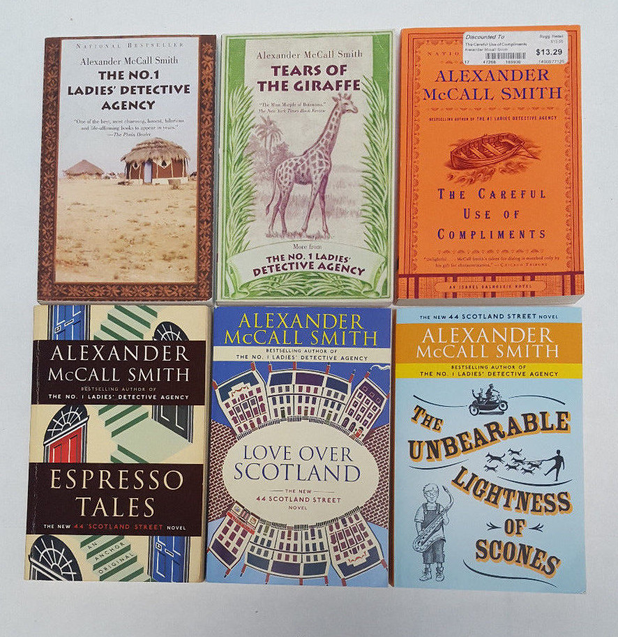 Lot of 6 Alexander McCall Smith Books 44 Scotland Street Dalhousie Espresso Tale