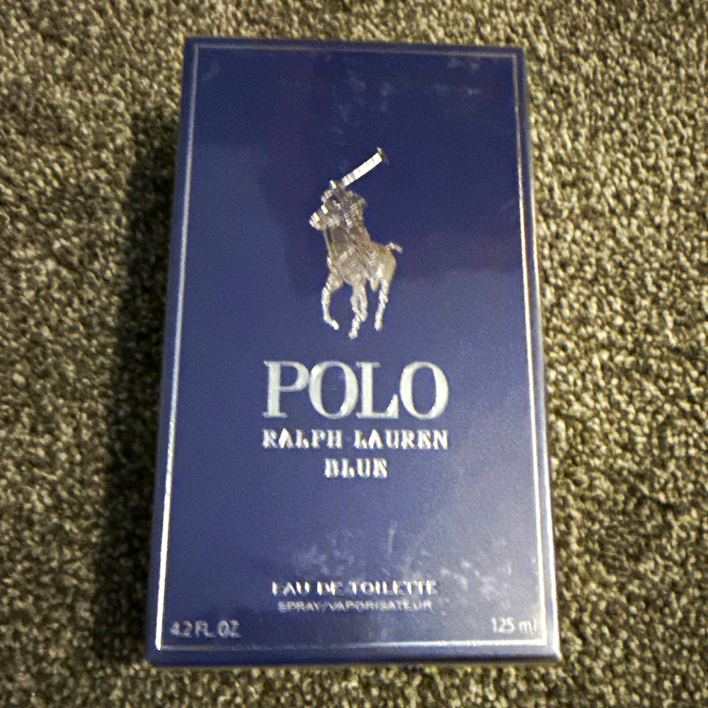 Ralph Lauren Polo Blue Eau de Toilette (EDT) Spray, Regular Size 4.2 fl oz