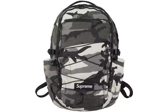 Supreme Logo Backpack (SS25)Snow Camo