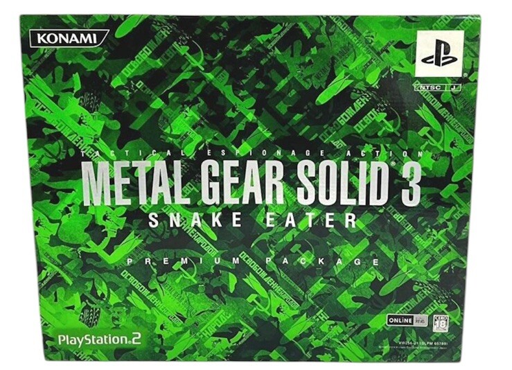 PS2 Metal Gear Solid 3 Snake Eater Premium Package New PlayStation 2
