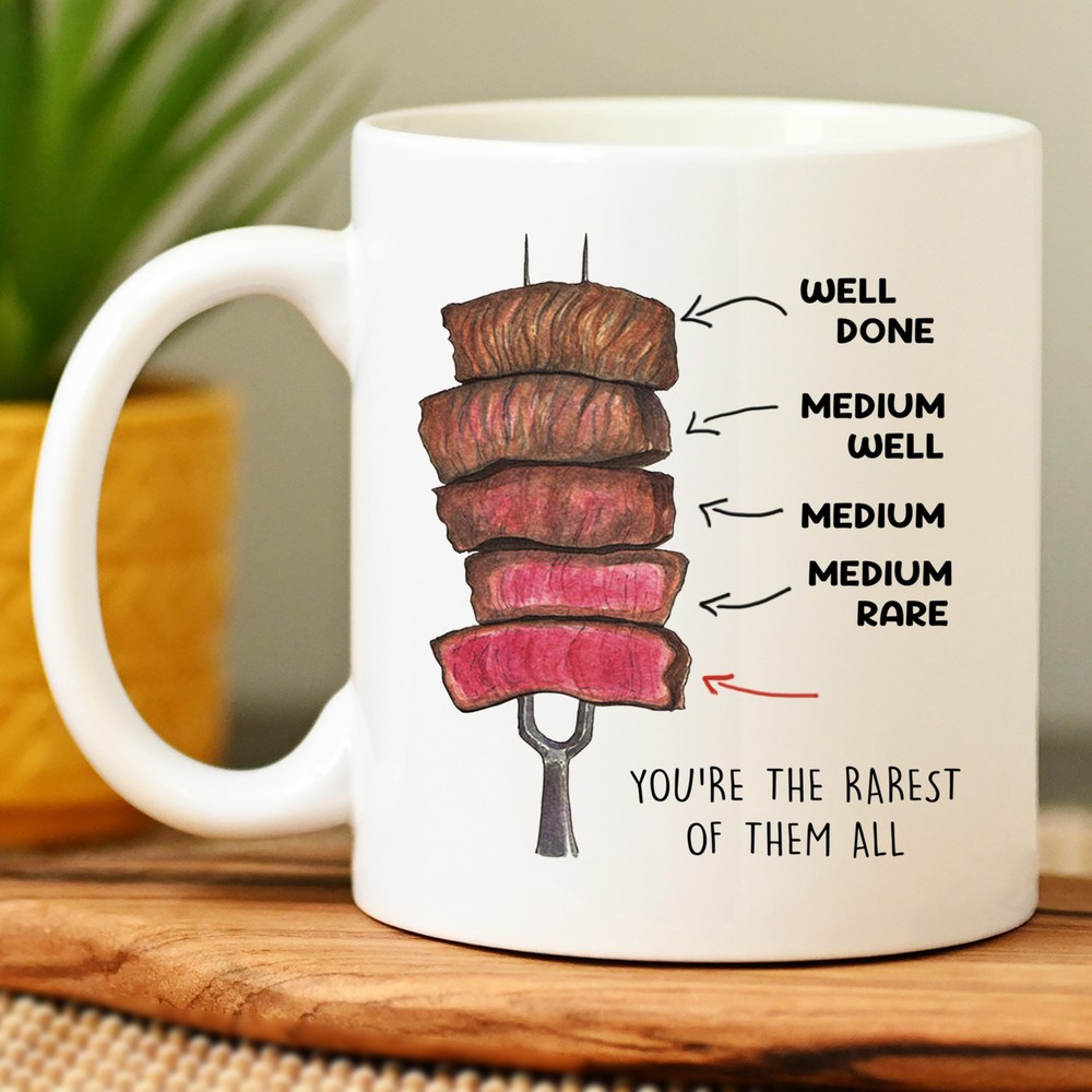 Custom Couple Mug - You're The Rarest Of Them All - Valentine Gift for Husband & Wife