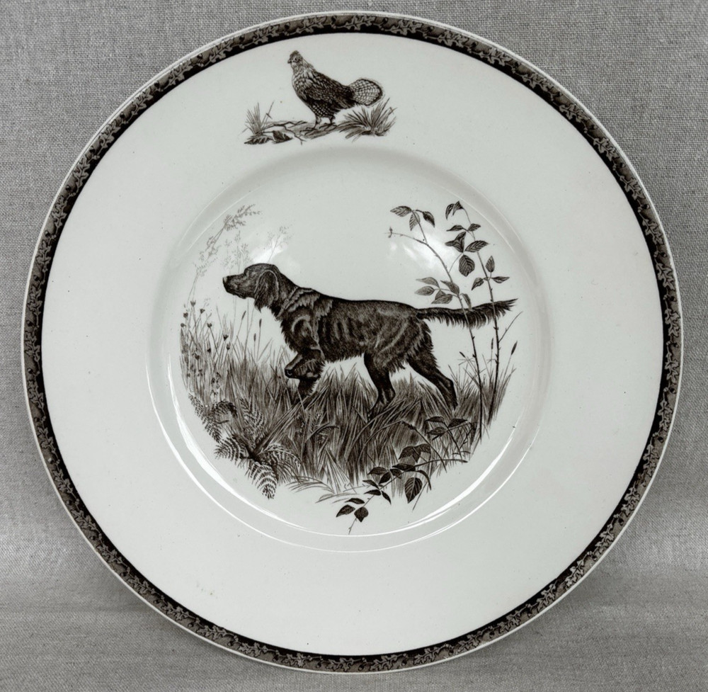 Wedgwood American Sporting Dog Plates Set 10 | Marguerite Kirmse | Transferware