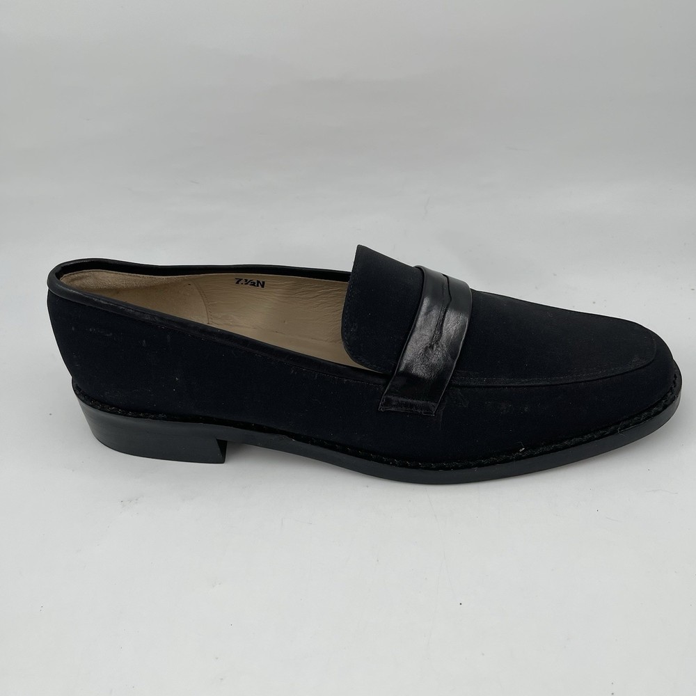 Talbots Women’s Black Slip-On - SZ 7.5 N - Penny Loafers