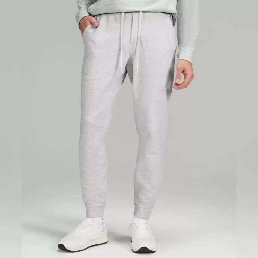 lululemon Men's City Sweat Jogger Heathered Ultra Light Grey Size M