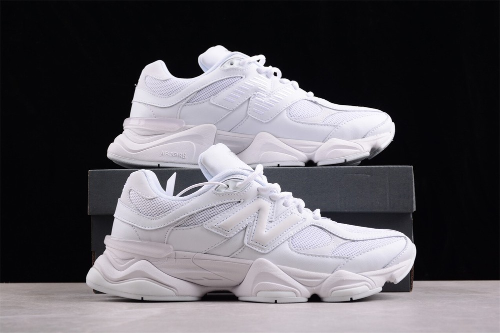 New Balance 9060 Triple White Men’s Running Shoes U9060NRJ