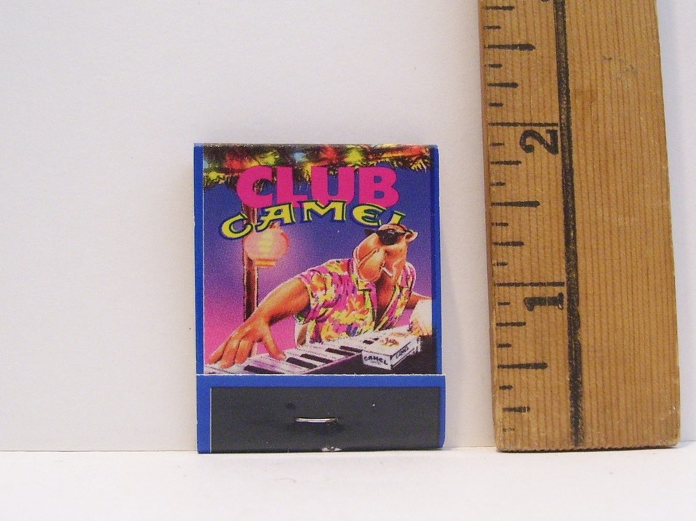 1992 JOE CAMEL CLUB CAMEL CIGARETTES MATCHBOOK WITH MATCHES