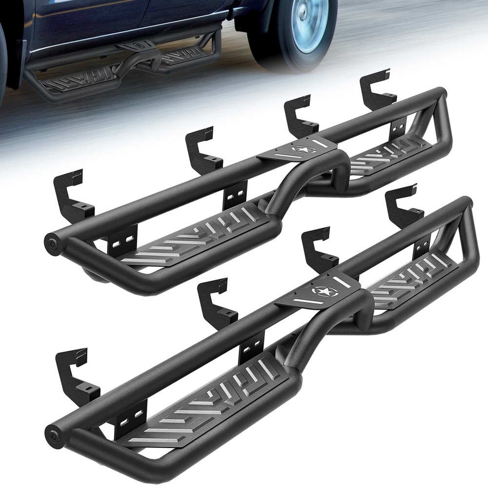 2019-2025 Chevy Silverado & GMC Sierra 1500 Crew Cab Side Steps Running Boards