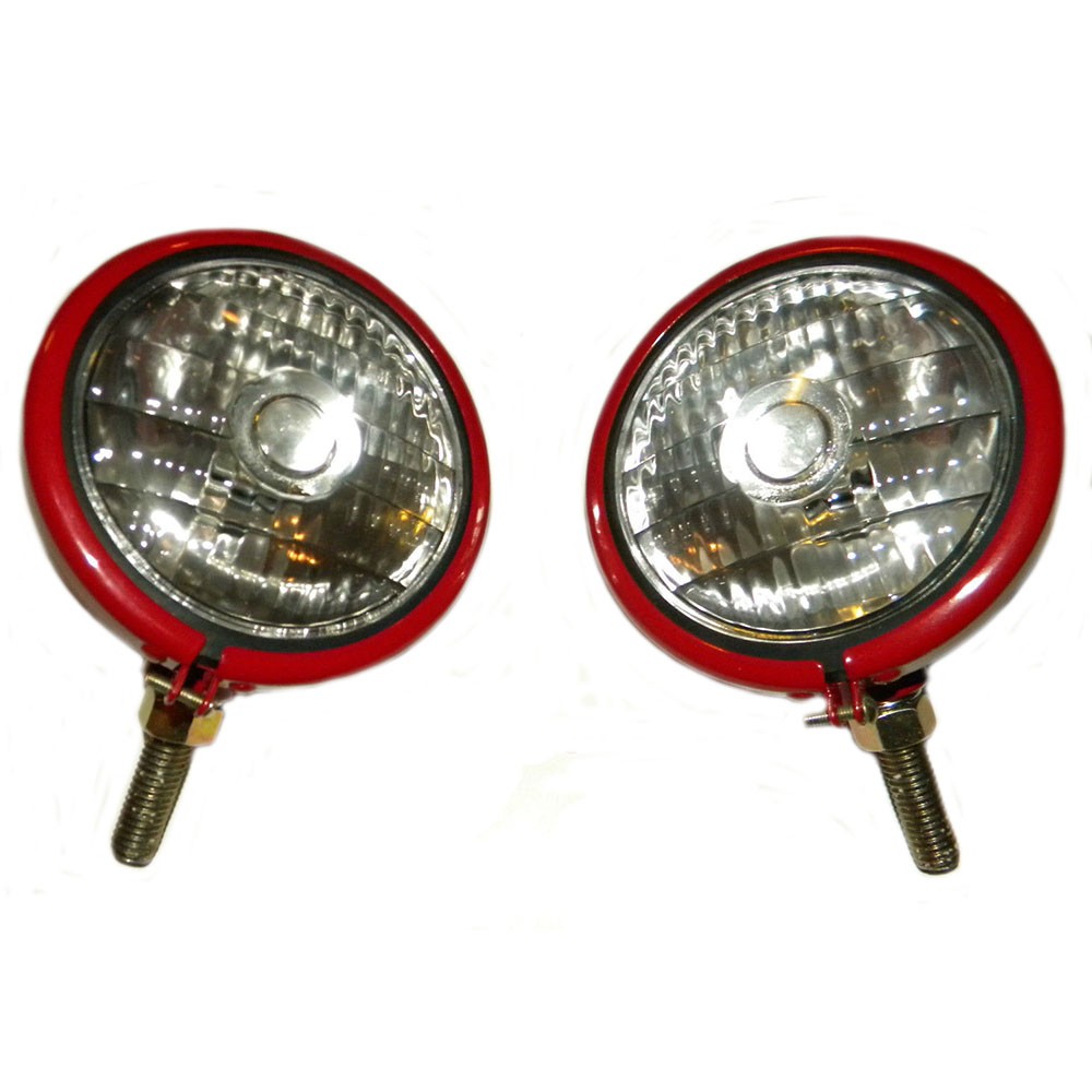 6 V HEADLIGHT PAIR Fits FARMALL (Super A C H M) 100 130 200 300 350 400 450