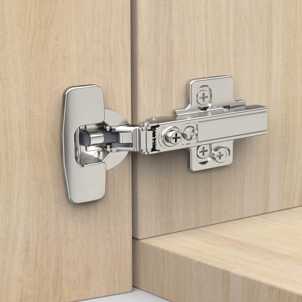 10 Pack Frameless Full Overlay Soft Close Concealed European Hinges, Self Clo...