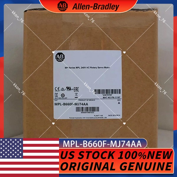 Allen Bradley MPL-B660F-MJ74AA 480VAC Servo Motor Free Shipping